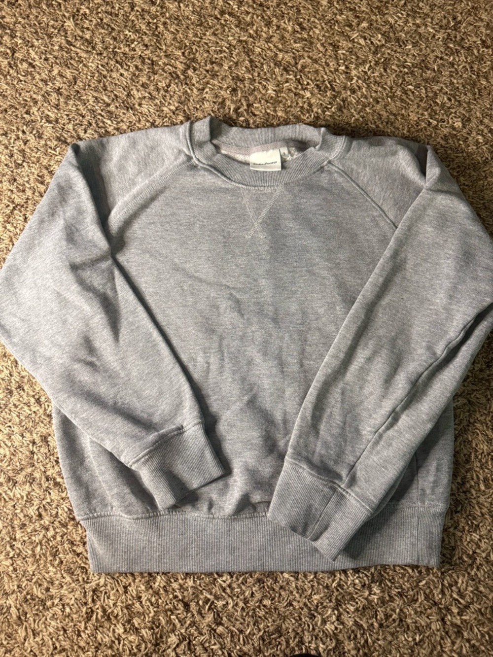 Richer Poorer Light Gray Women's Crewneck‎ Sweatshirt